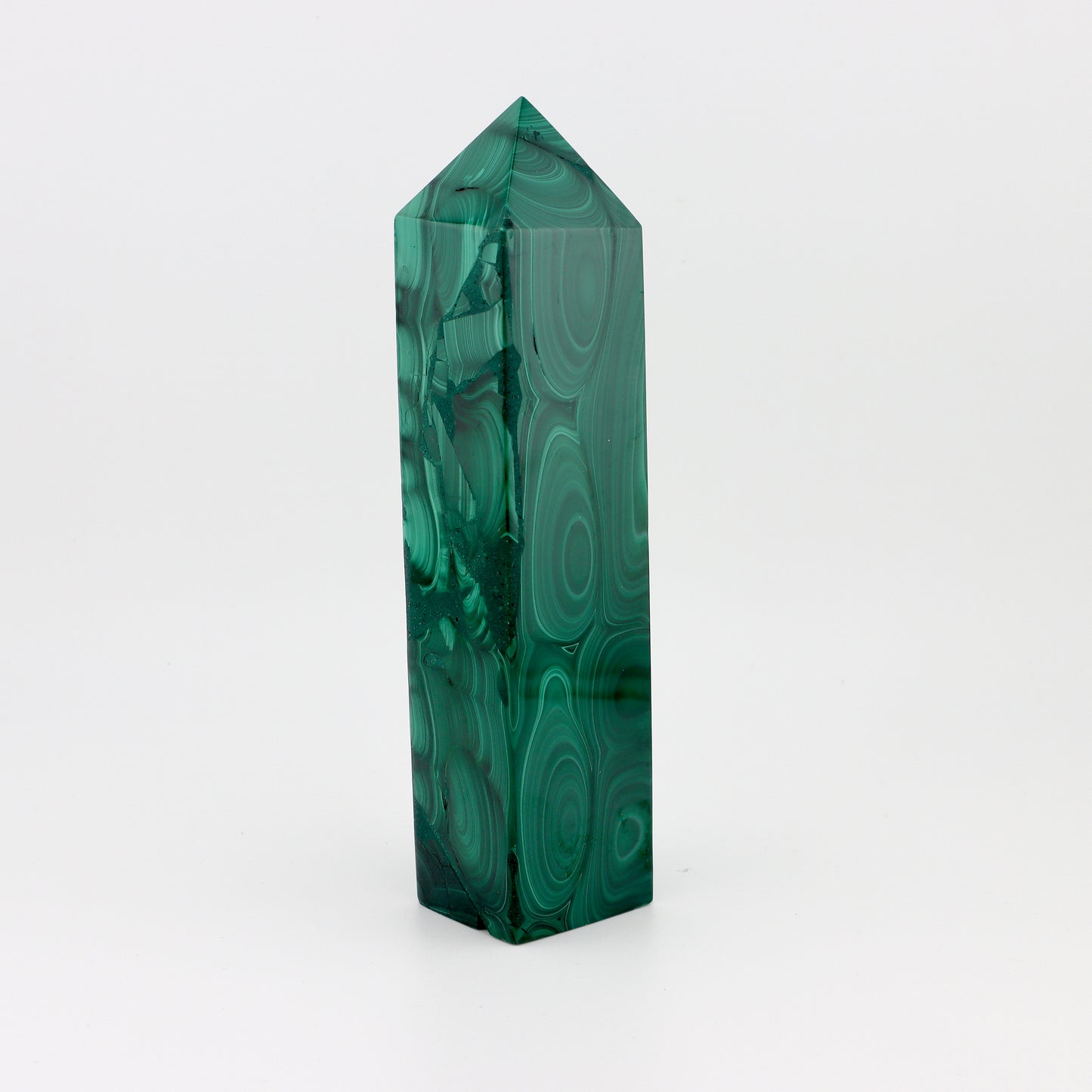 Malachite Carved Obelisk