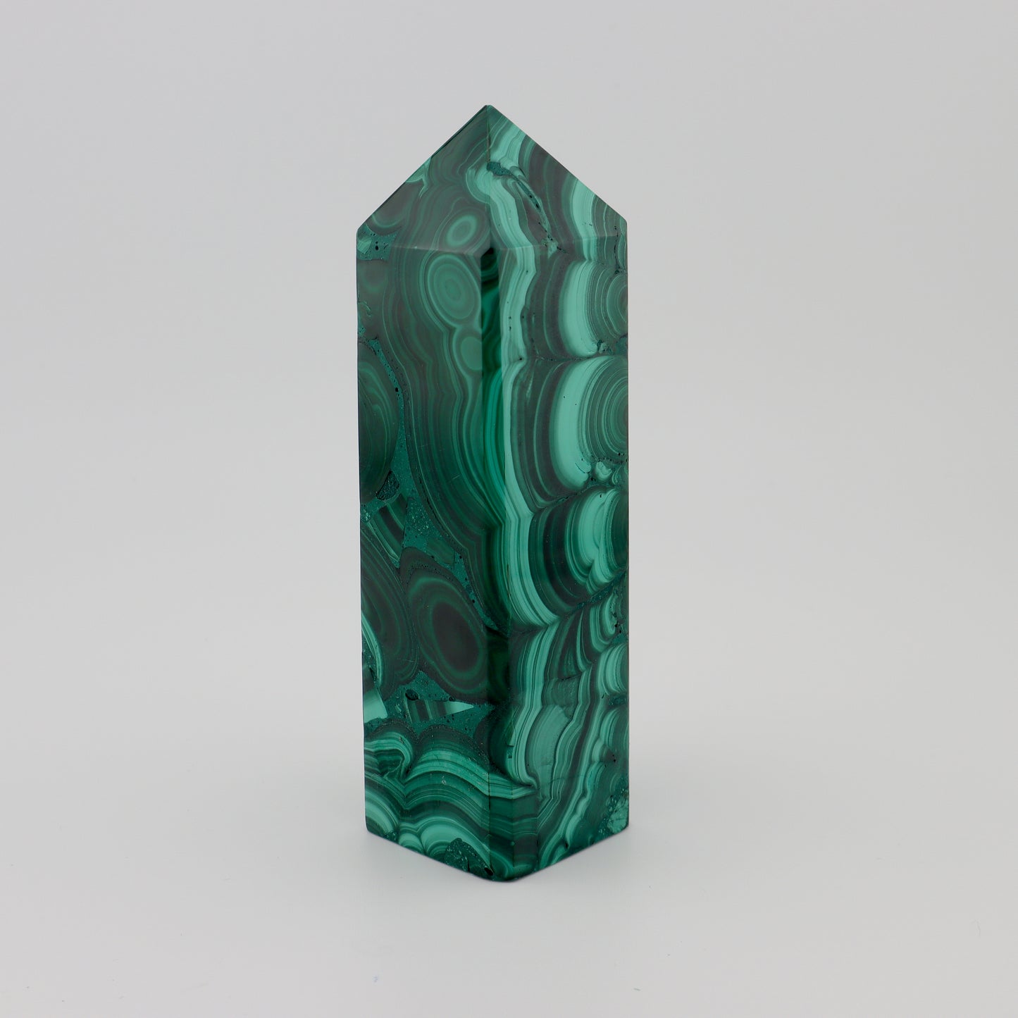Malachite Carved Obelisk