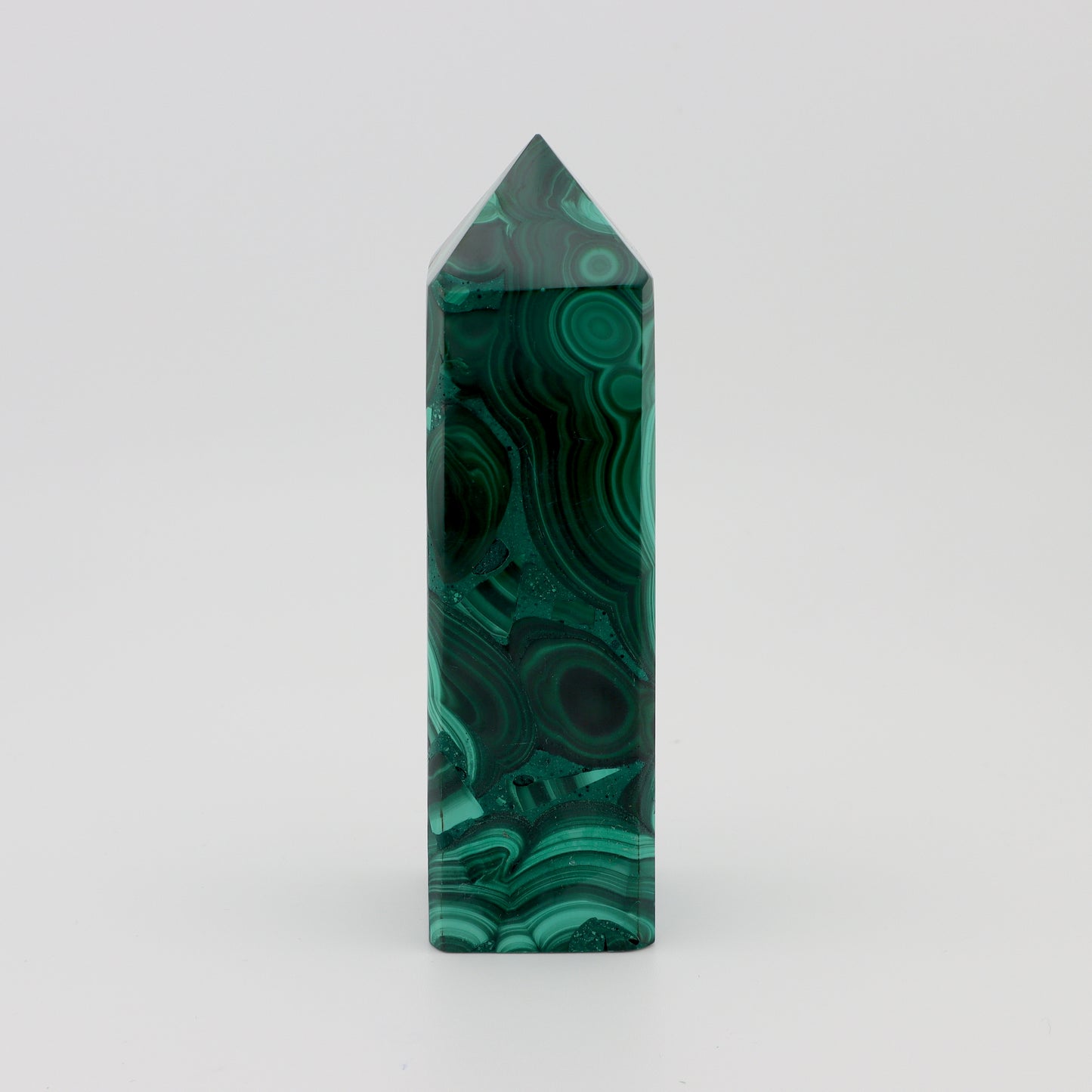 Malachite Carved Obelisk