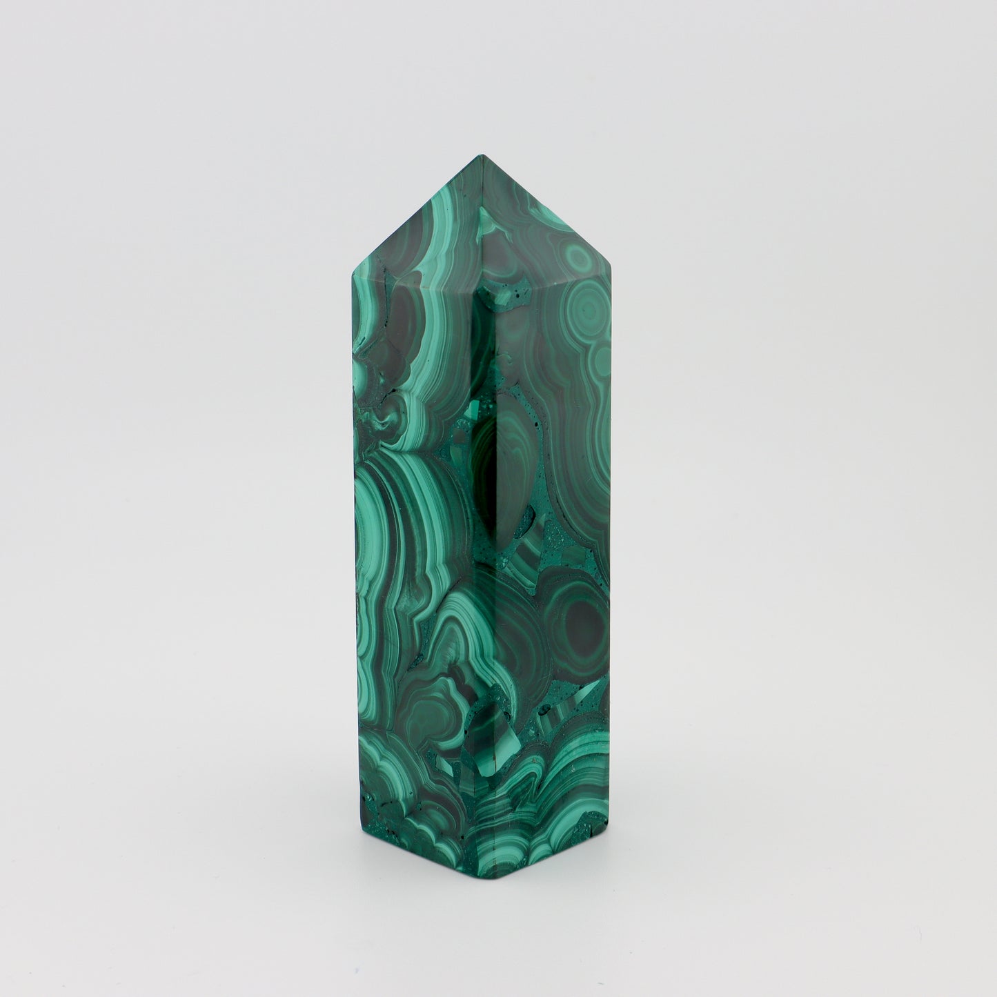 Malachite Carved Obelisk