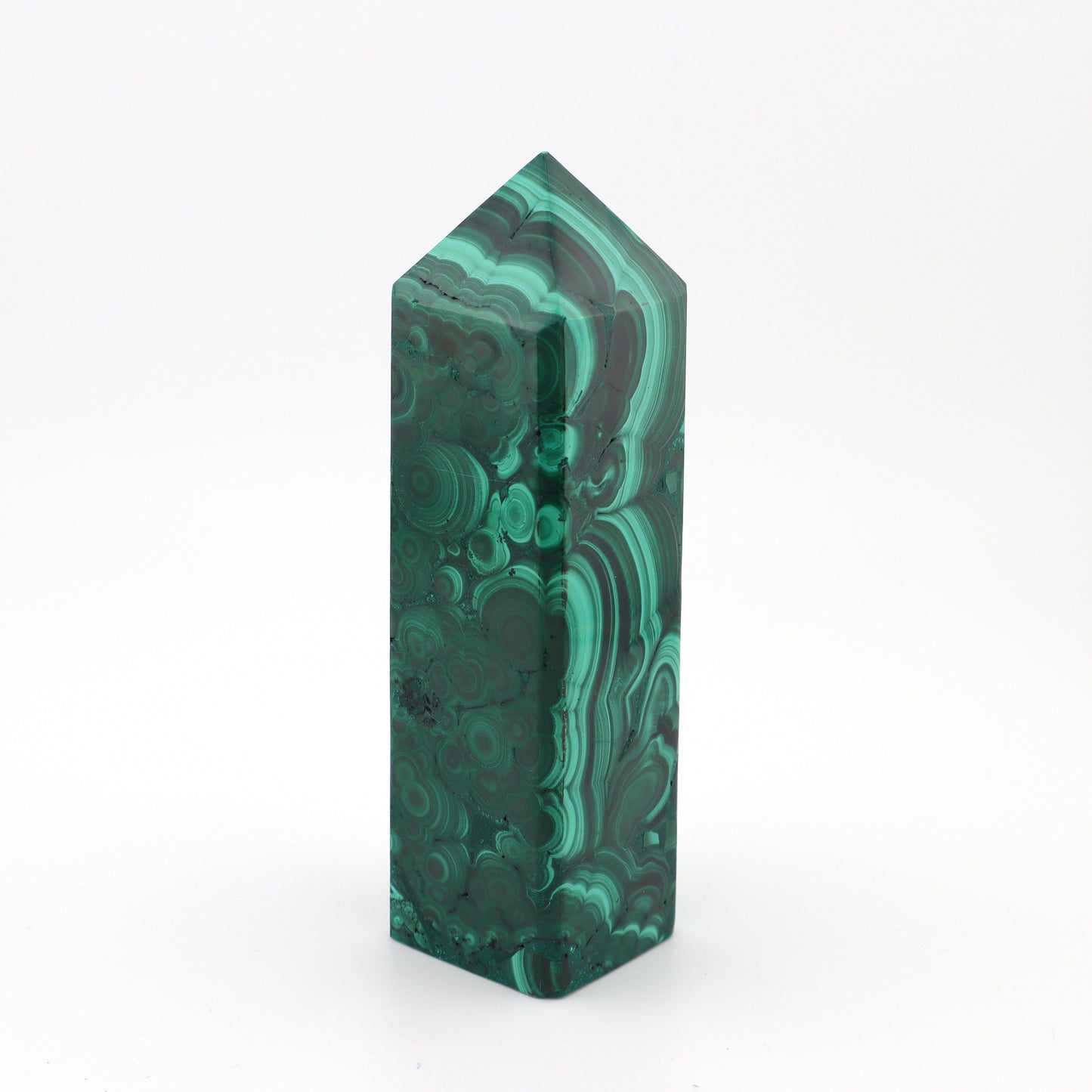Malachite Carved Obelisk