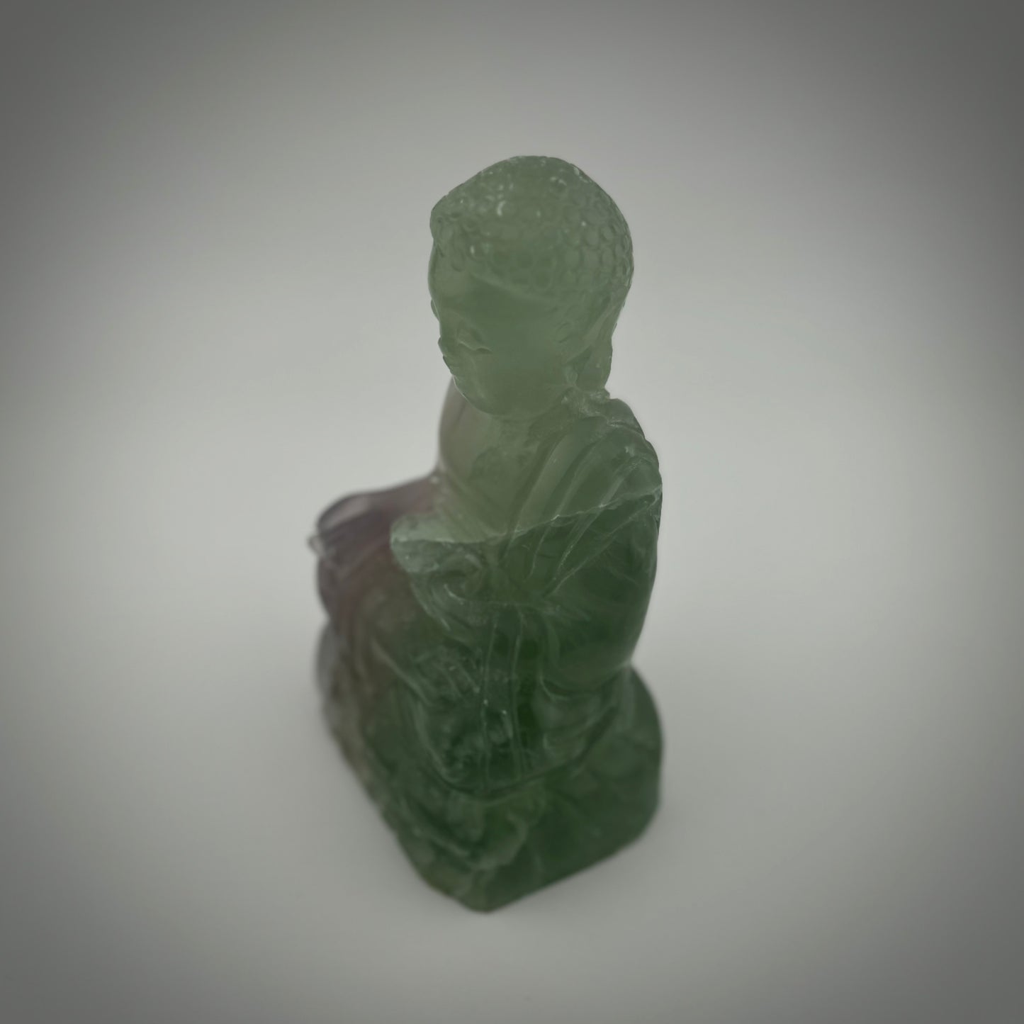 Fluorite Hand Carved Buddha