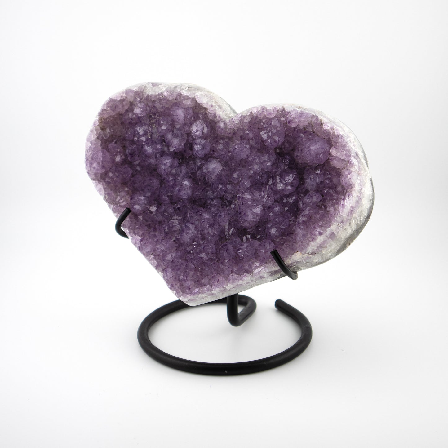 Amethyst Heart Druzy