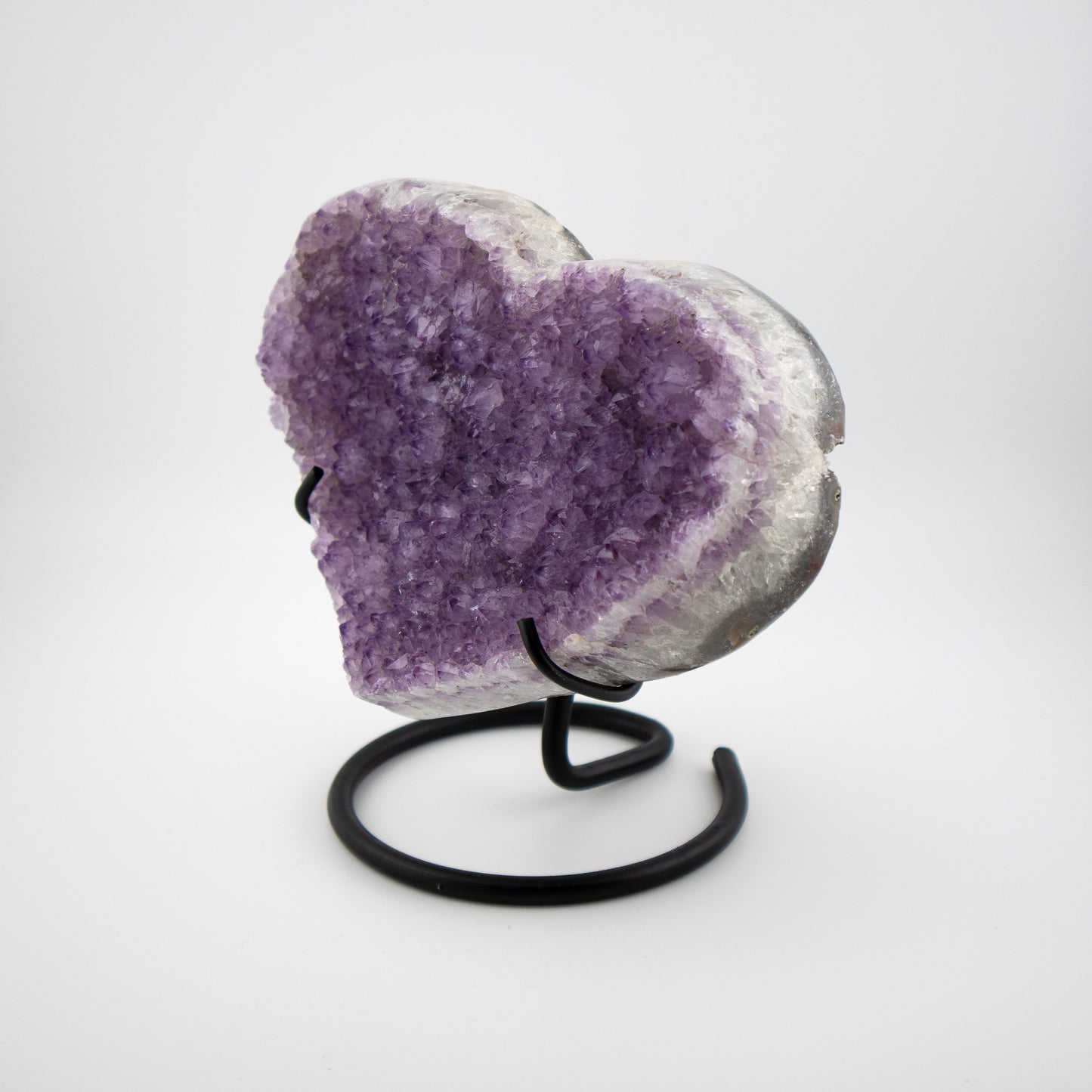 Amethyst Heart Druzy