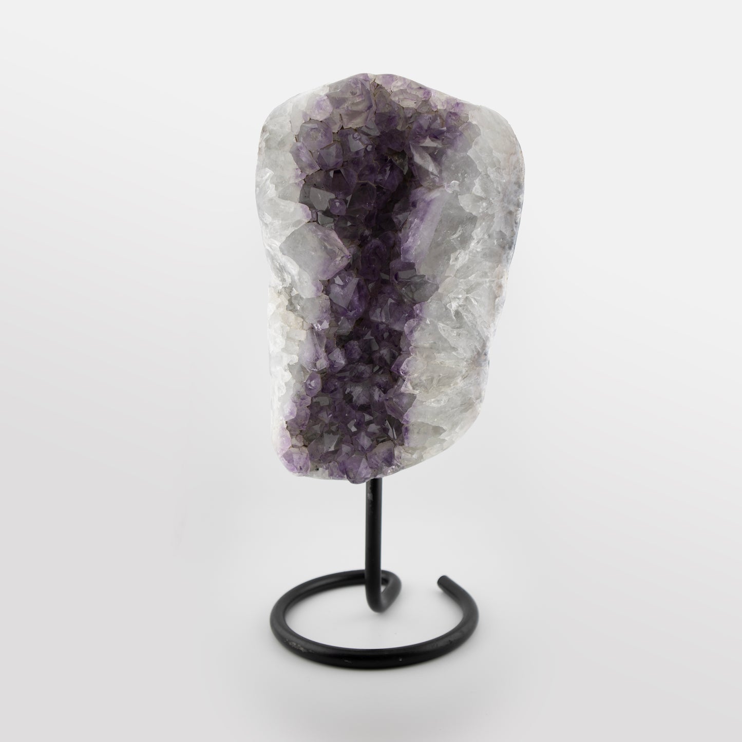 Amethyst Specimen on Iron Base