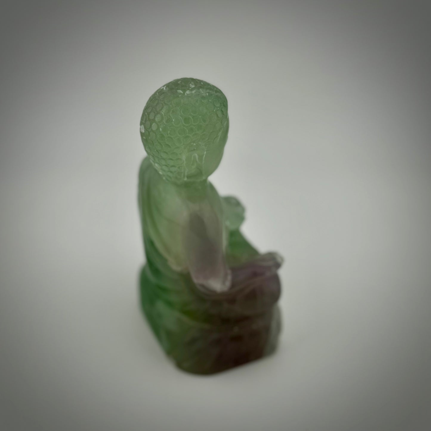 Fluorite Hand Carved Buddha