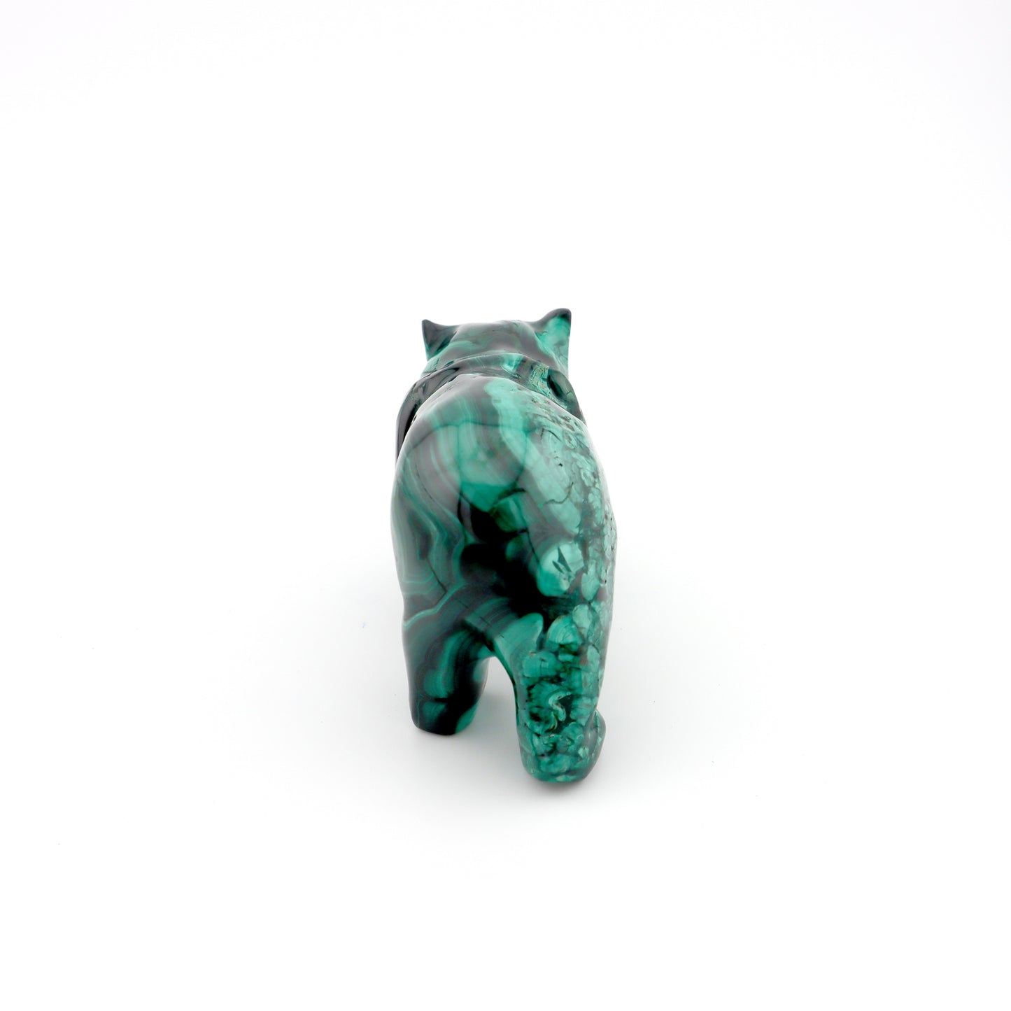 Malachite Carved Bear