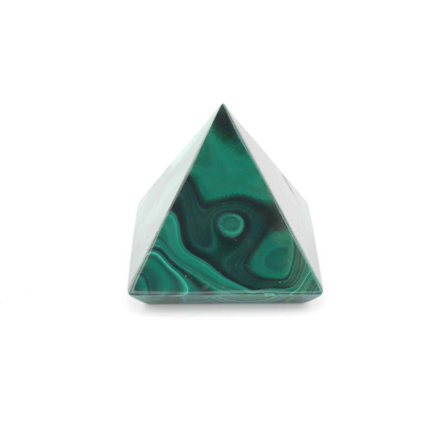 Malachite Carved Pyramid