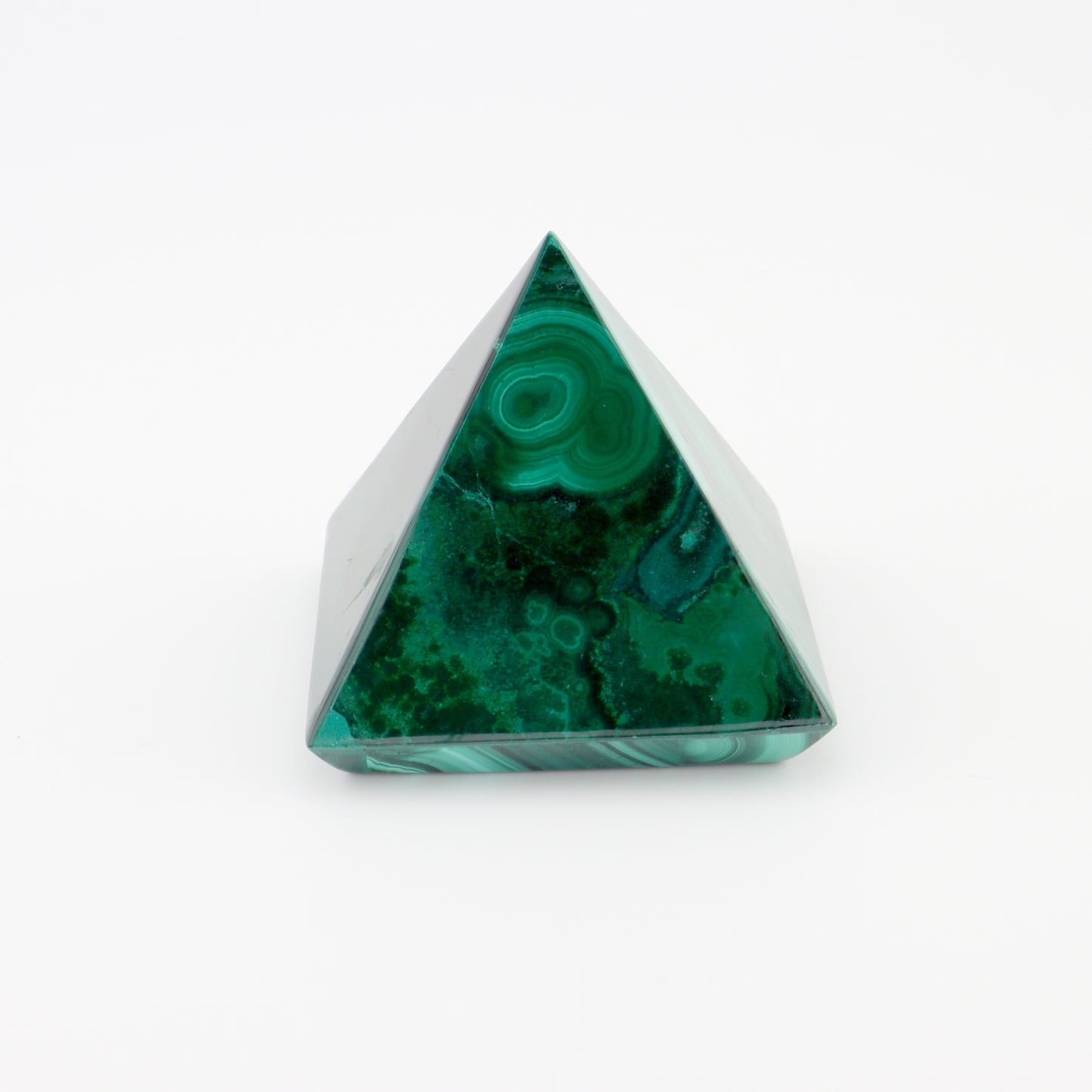 Malachite Carved Pyramid