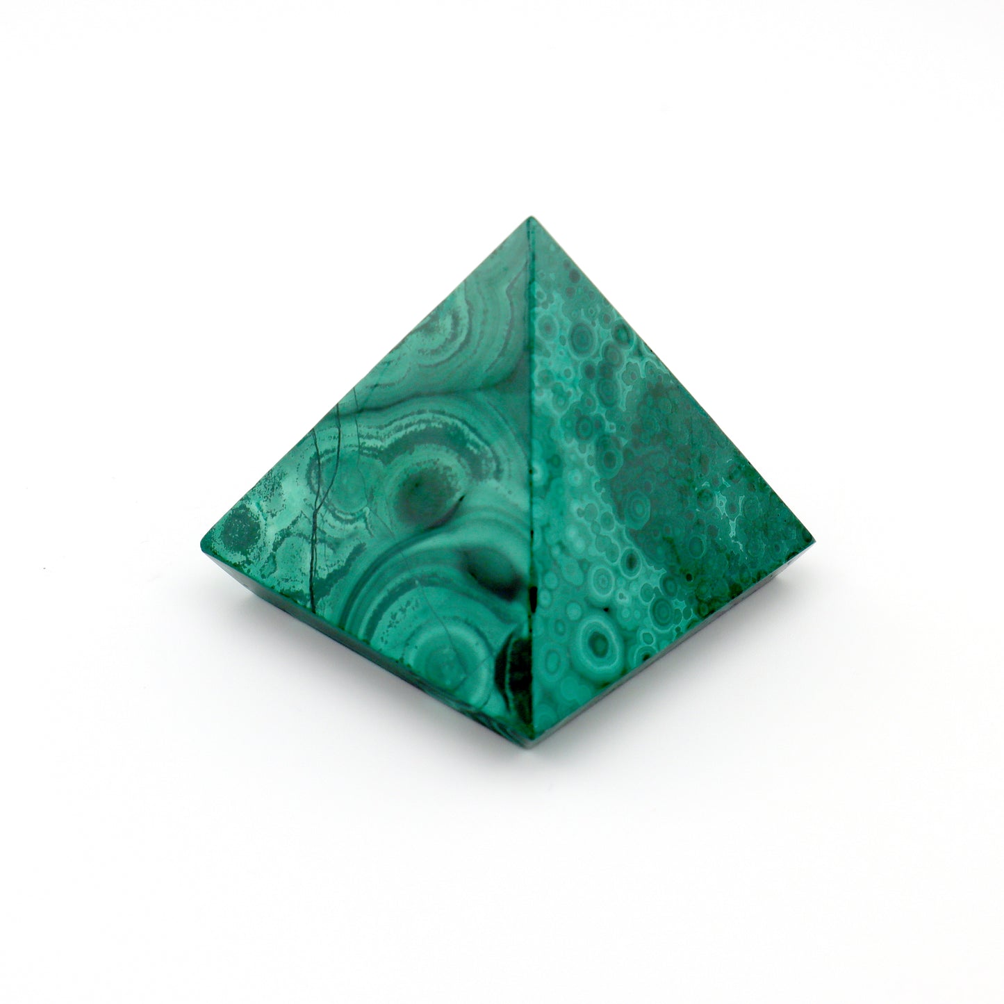 Malachite Carved Pyramid