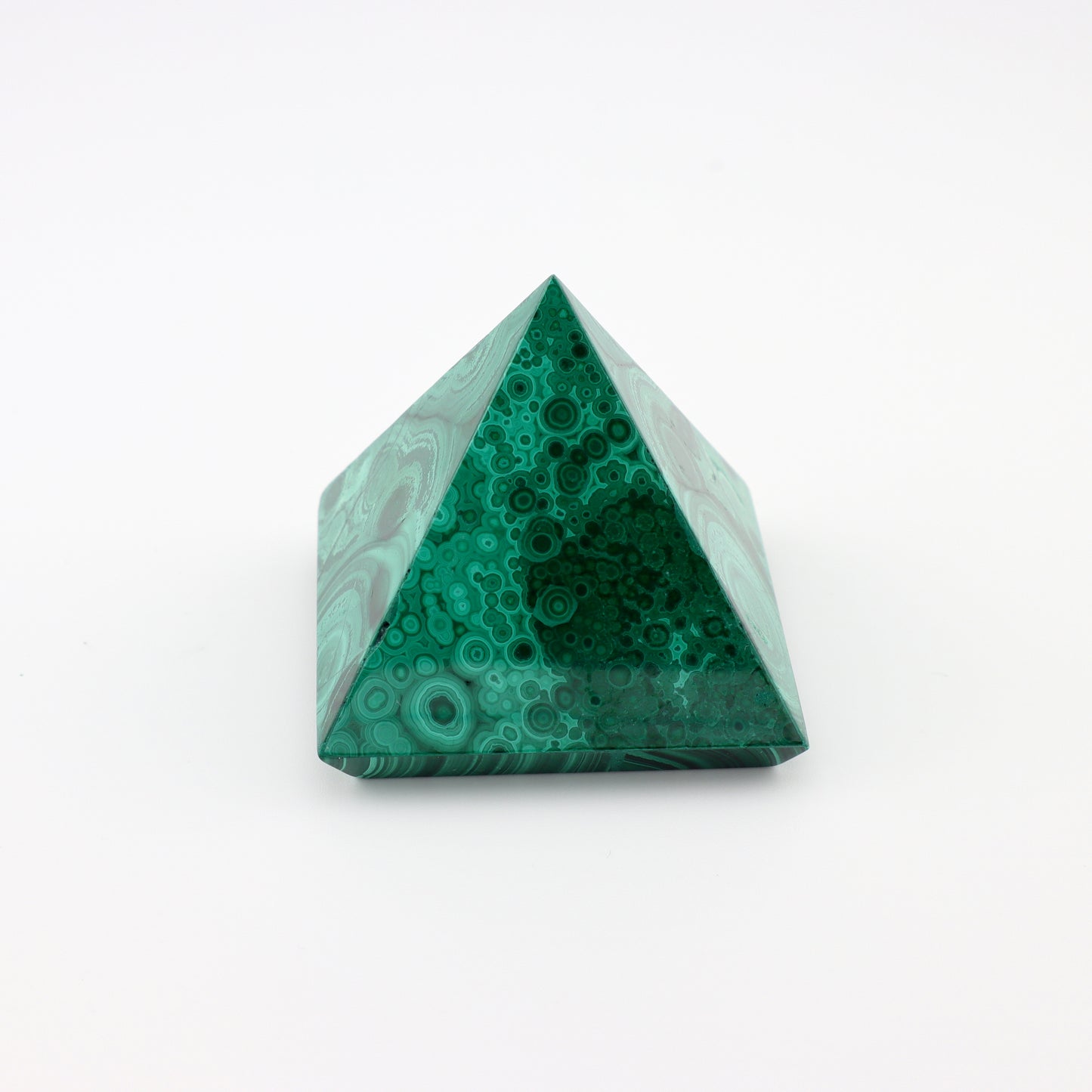 Malachite Carved Pyramid