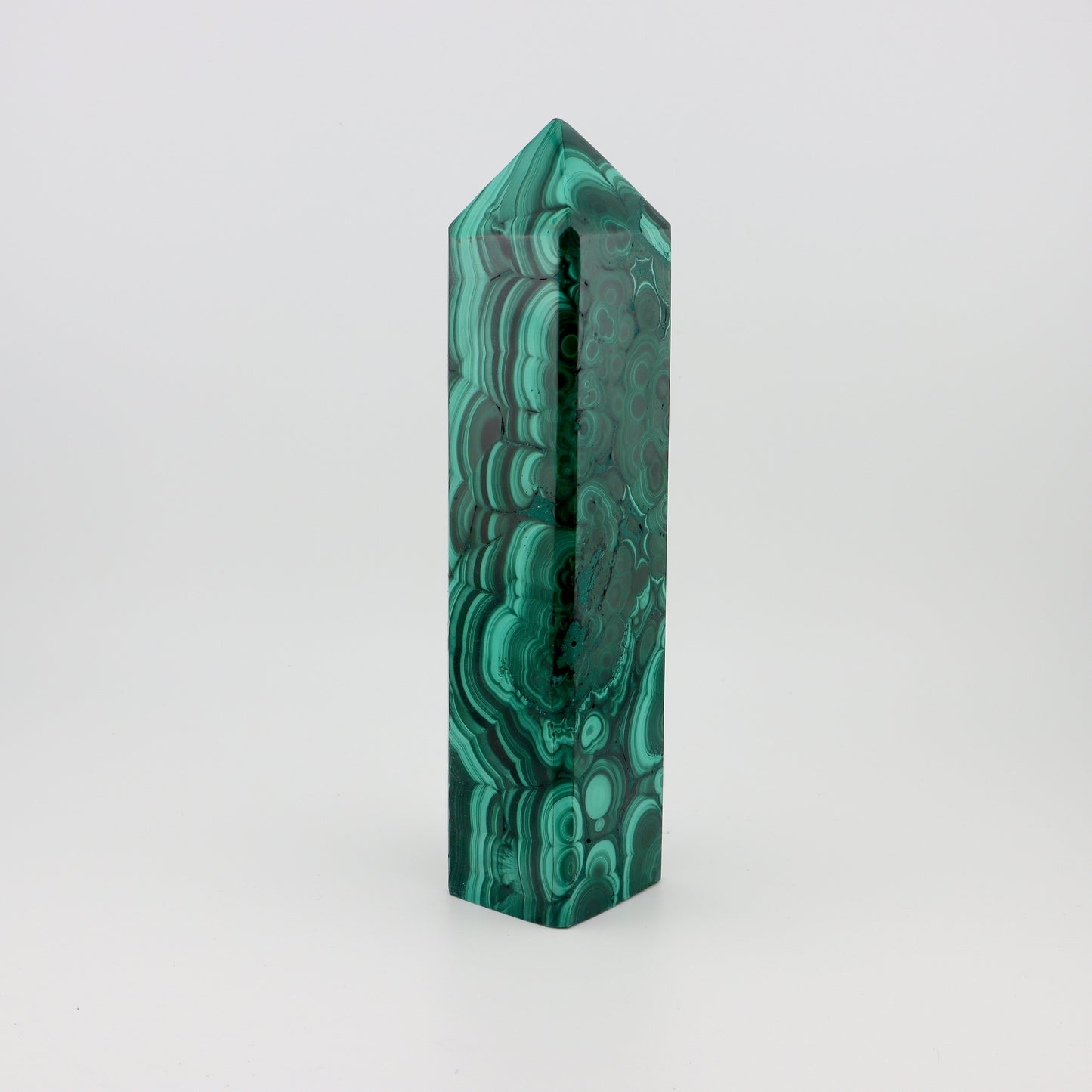 Malachite Carved Obelisk