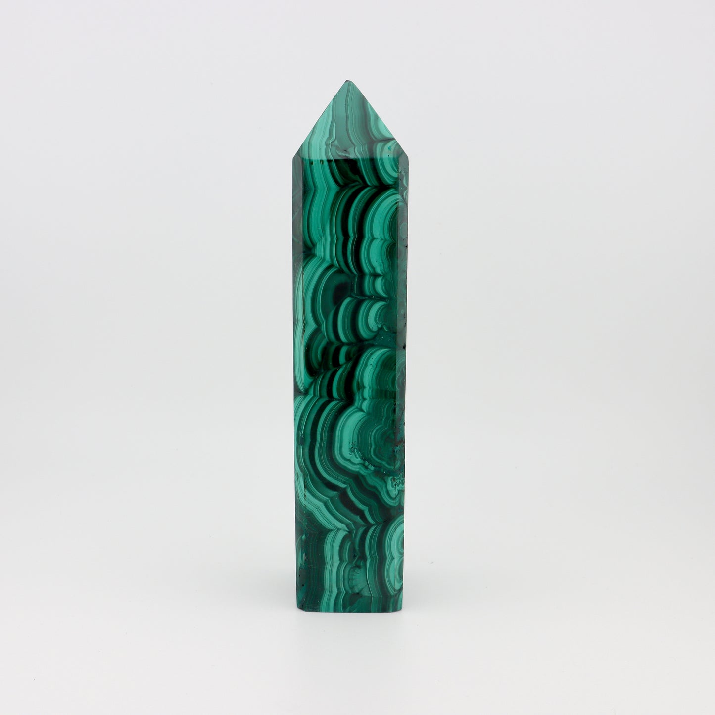 Malachite Carved Obelisk