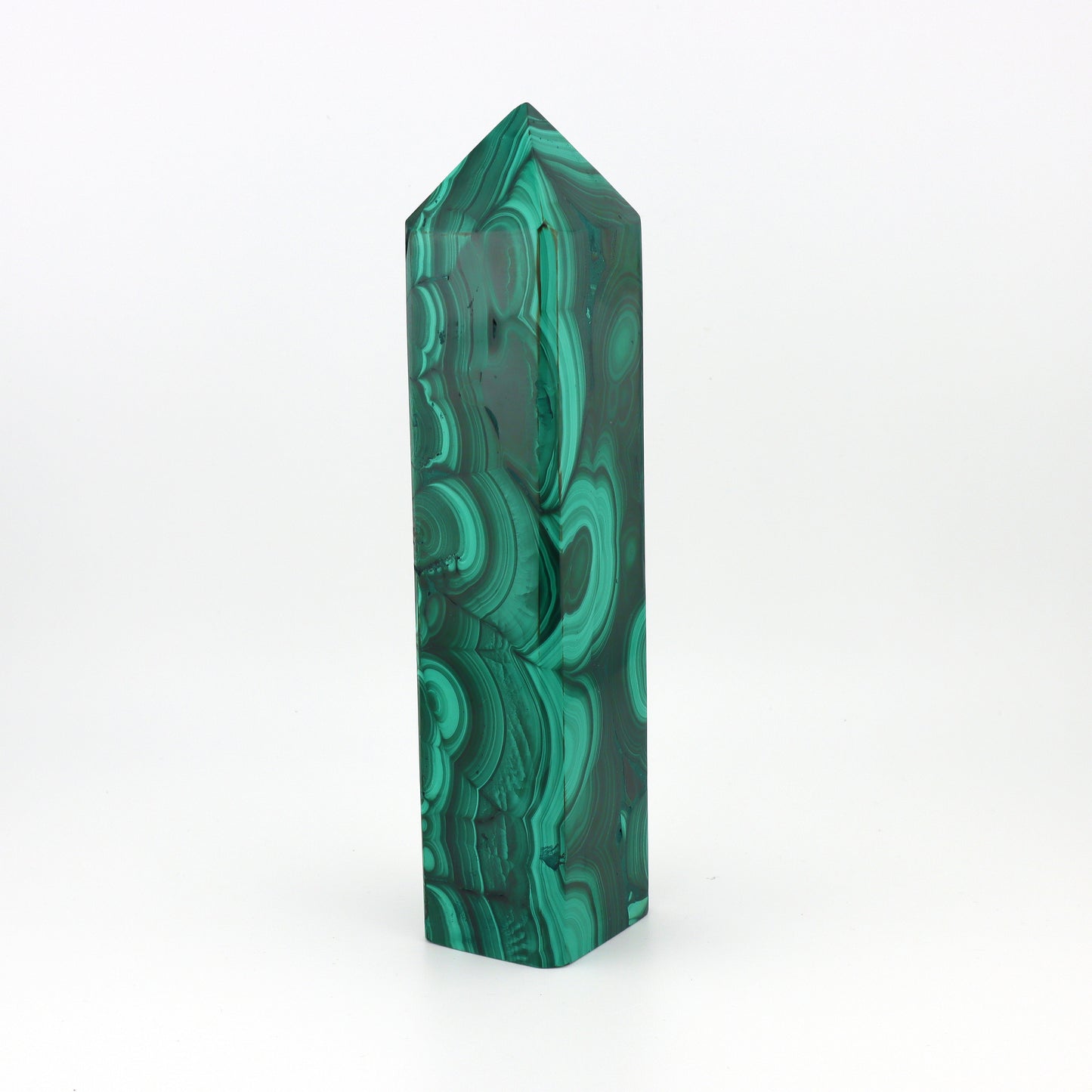 Malachite Carved Obelisk