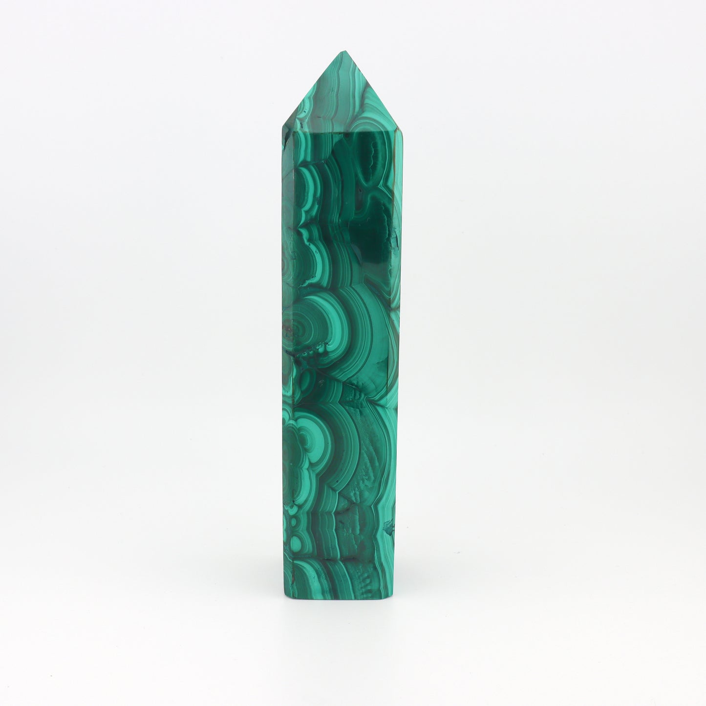Malachite Carved Obelisk