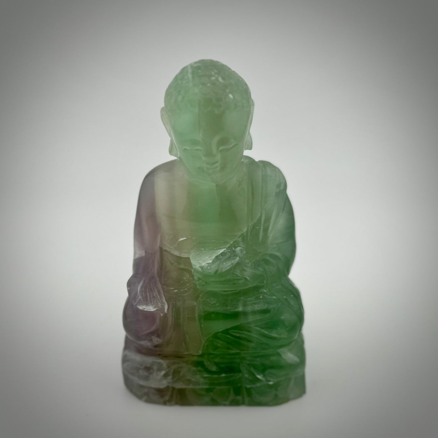 Fluorite Hand Carved Buddha