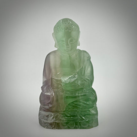 Fluorite Hand Carved Buddha